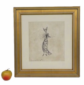 LEONORA CARRINGTON SURREALIST MIXED MEDIA