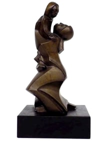 RANGEL GOMEZ - MODERNIST BRONZE SCULPTURE