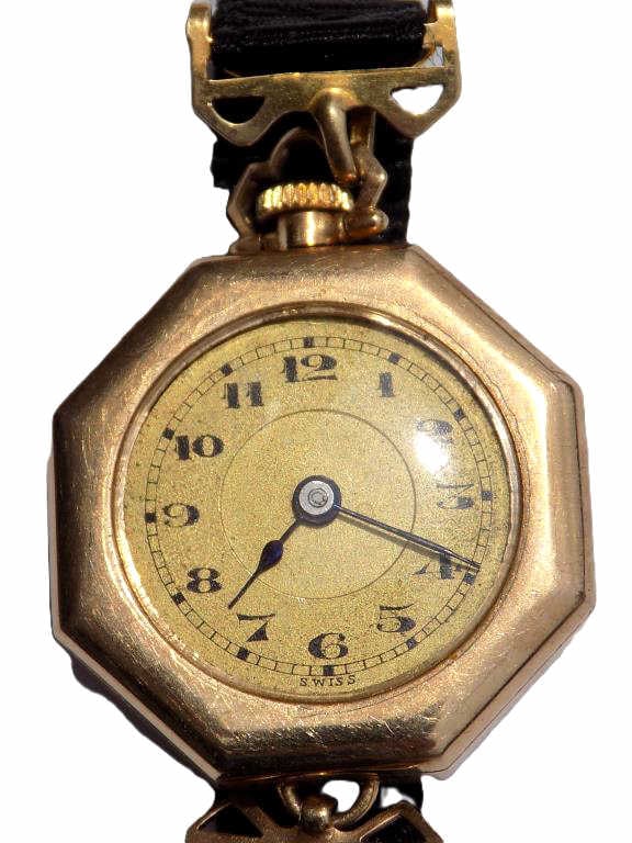 ANTIQUE 14K GOLD PENDANT WRISTWATCH 17.7 grams (1 of 4)