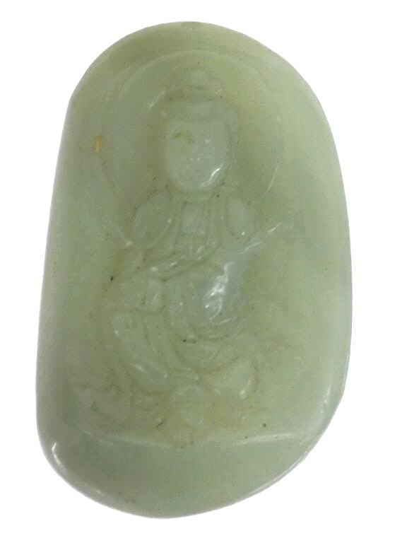 CHINESE GUANYIN KUAN YIN JADE CARVING (1 of 2)