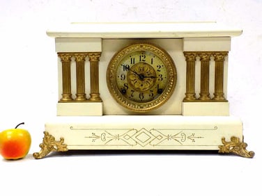 CLASSICAL SETH THOMAS COLUMN MANTEL CLOCK