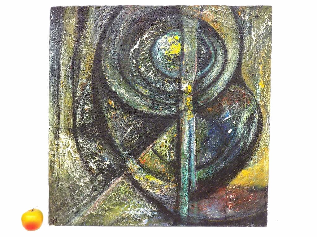 LEFKON - MIDCENTURY ABSTRACT PAINTING (1 of 3)