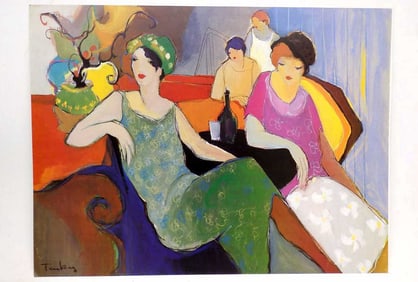 ITZCHAK TARKAY - IN THE LOUNGE POSTER PRINT