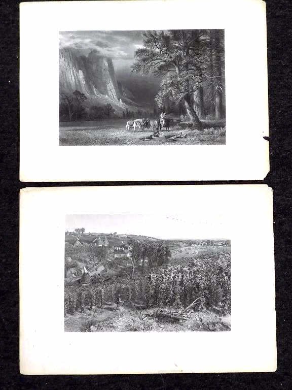 1800'S LANDSCAPE ENGRAVINGS BIERSTADT LAWSON (1 of 4)