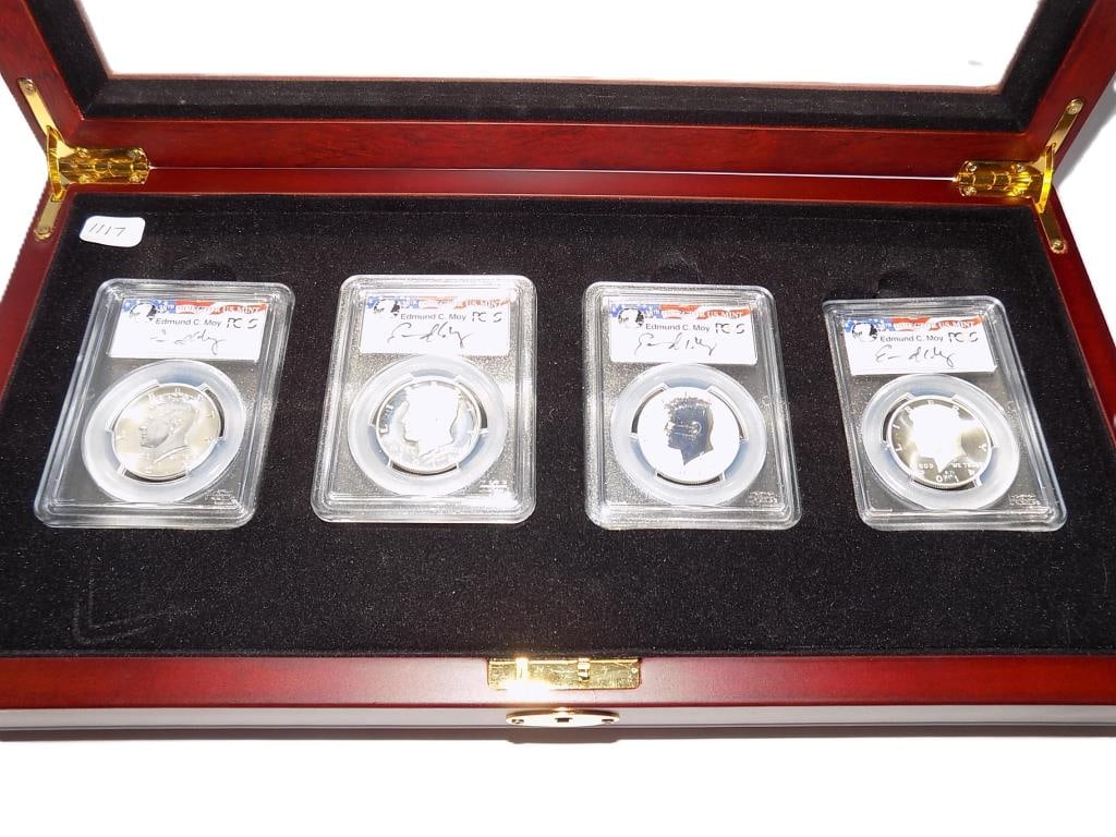 2014 50TH ANNIV KENNEDY SILVER 1/2 DOLLARS PCGS 70 (1 of 8)