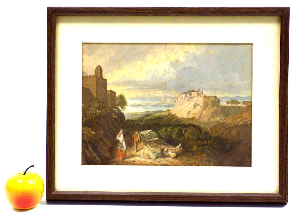 C. ROTH - 1878 HUDSON RIVER VALLEY WATERCOLOR (1 of 7)