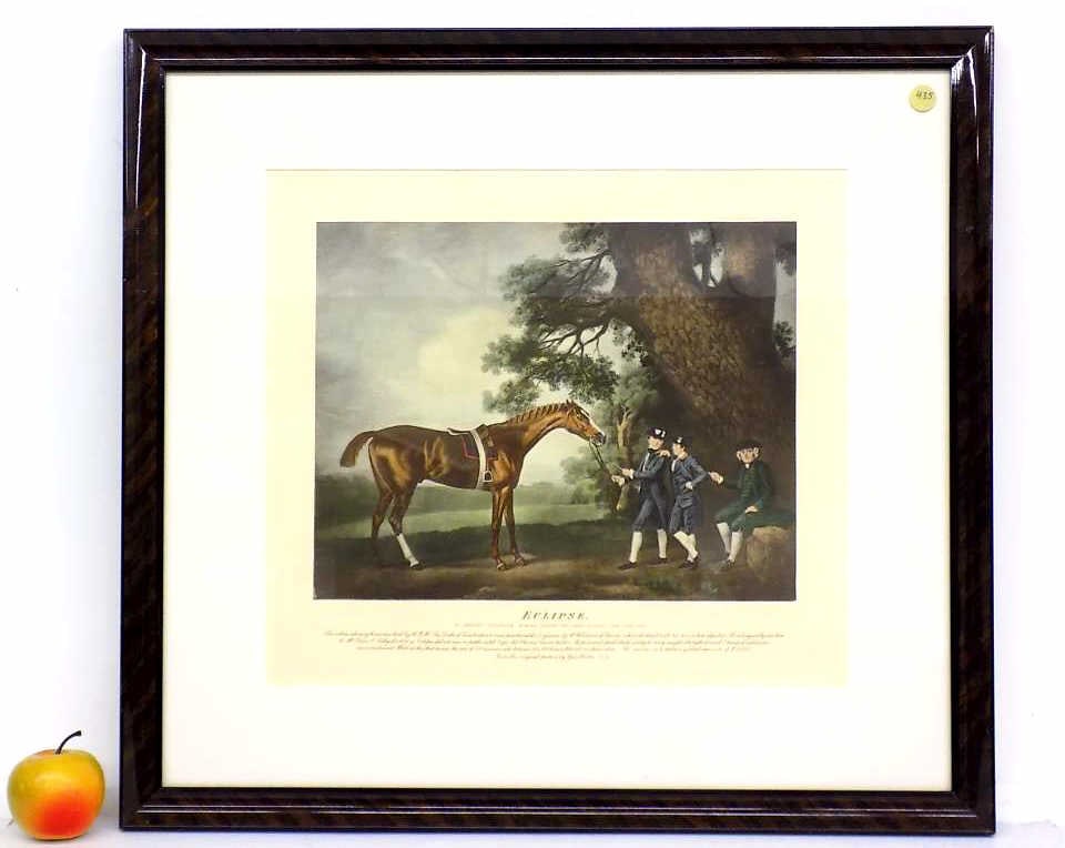 GEORGE STUBBS - ECLIPSE COLORED HORSE ENGRAVING (1 of 5)