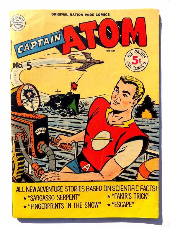 GOLDEN AGE CAPTAIN ATOM No 5 COMIC BOOK (1 of 4)