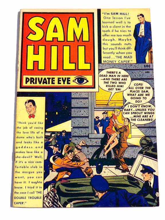 GOLDEN AGE SAM HILL PRIVATE EYE No. 1 COMIC BOOK (1 of 5)