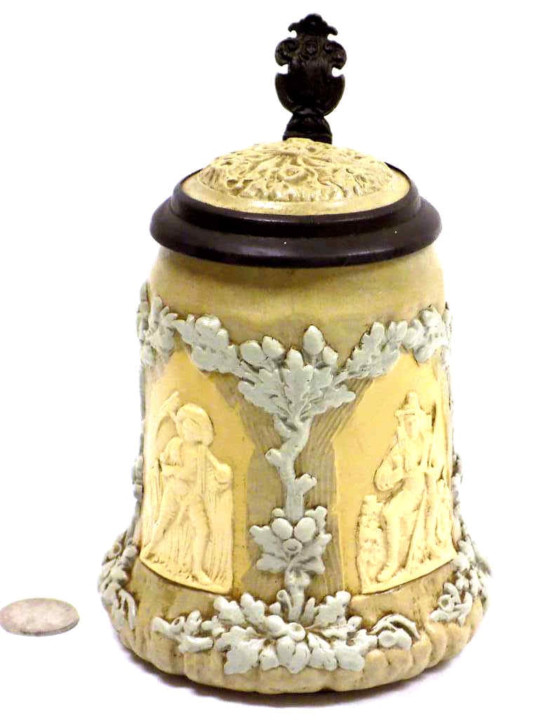 METTLACH FOUR SEASONS BEER STEIN No 1467 (1 of 9)