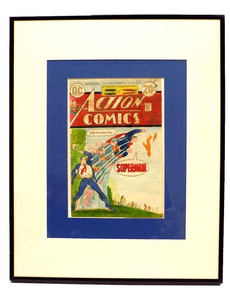 ORIGINAL ACTION COMICS SUPERMAN No. 426 COVER ART (1 of 7)