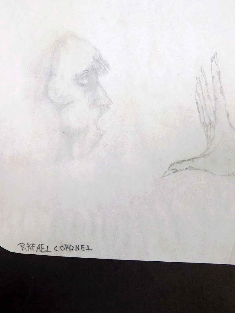 RAFAEL CORONEL - FIGURES GRAPHITE DRAWING - 3
