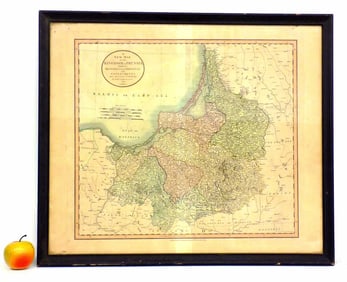 RARE JOHN CARY 1799 MAP KINGDOM OF PRUSSIA