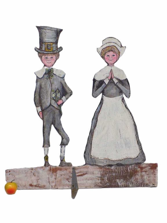 EDWARD KENNEDY THANKSGIVING FOLK ART DISPLAY (1 of 4)