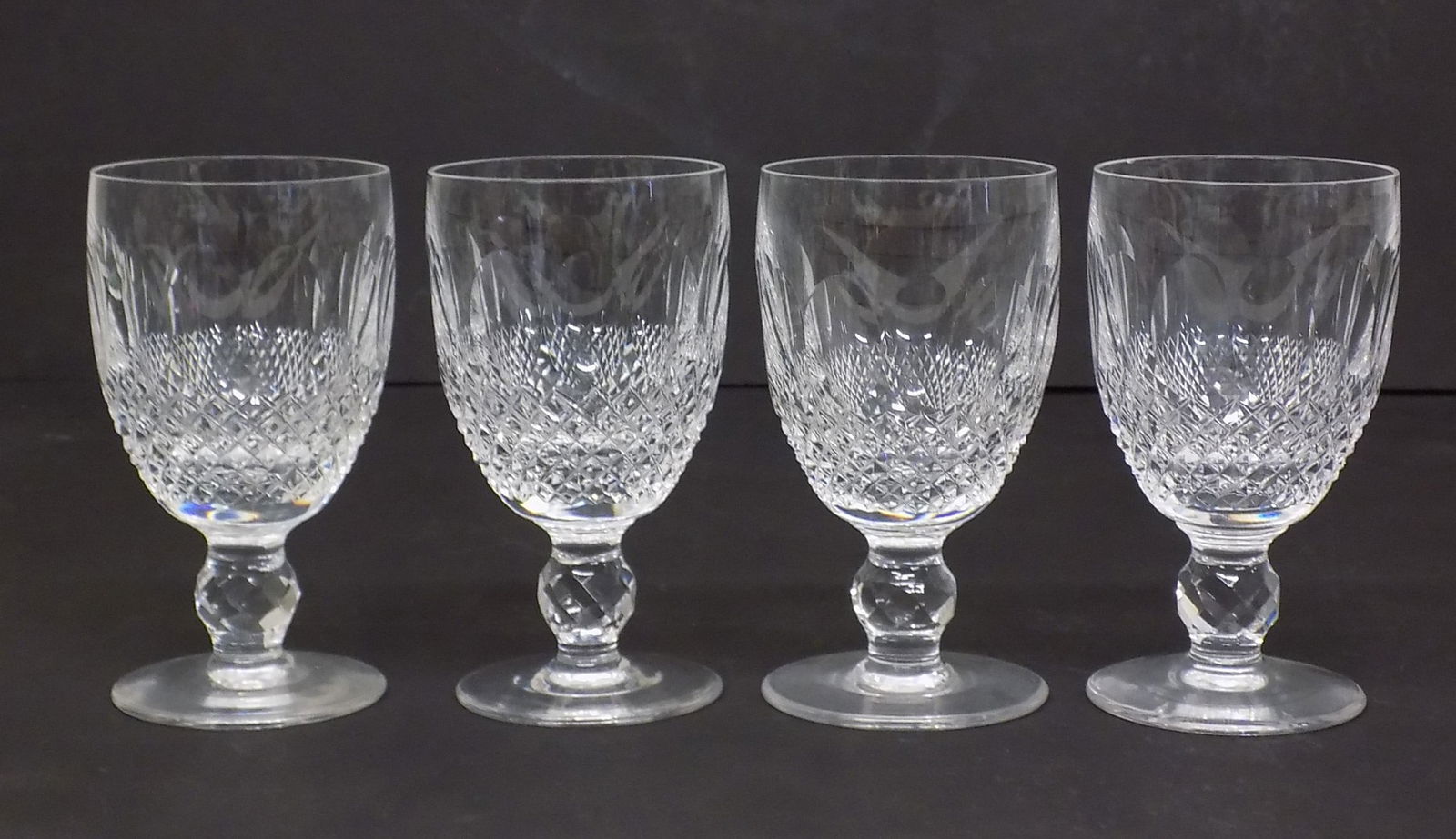WATERFORD CRYSTAL COLLEEN WINE GLASSES 4 3/4" (1 of 3)