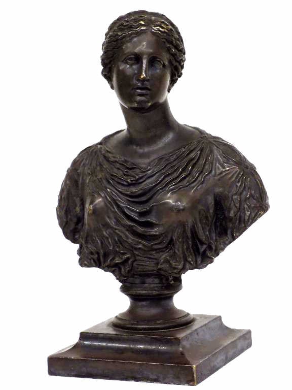 TOMASSO II - BUST OF NIOBE BARBEDIENNE BRONZE (1 of 6)