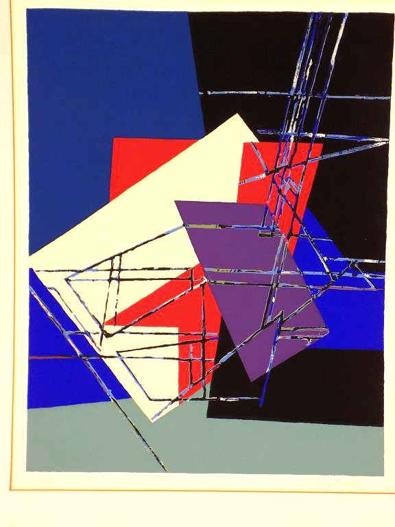 GERHARD WIND 3 CONSTRUCTIVE COMPOSITIONS SERIGRAPH - 2