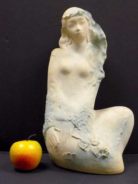MYSTICAL MERMAID CERAMIC SCULPTURE (1 of 4)