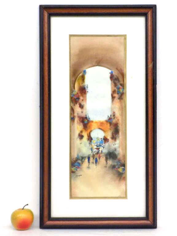 EDWARD BEN AVRAM JERUSALEM ARCHWAY WATERCOLOR (1 of 5)