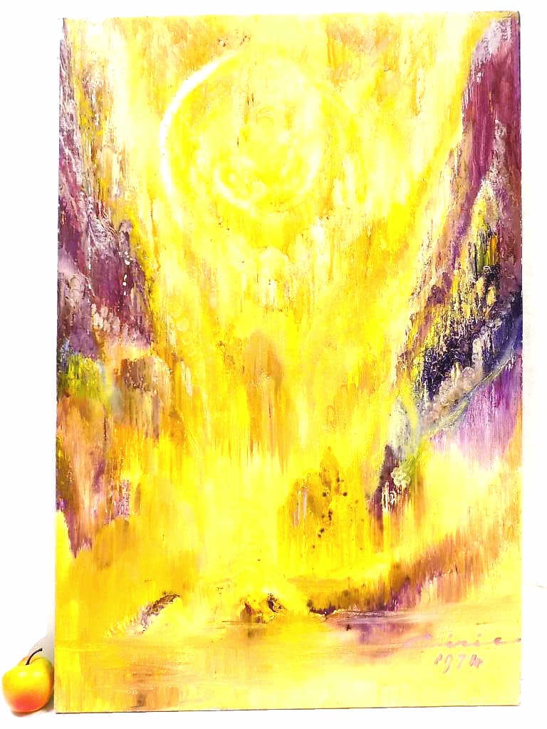 CIRIE - MIDCENTURY ABSTRACT SUN VALLEY PAINTING (1 of 2)
