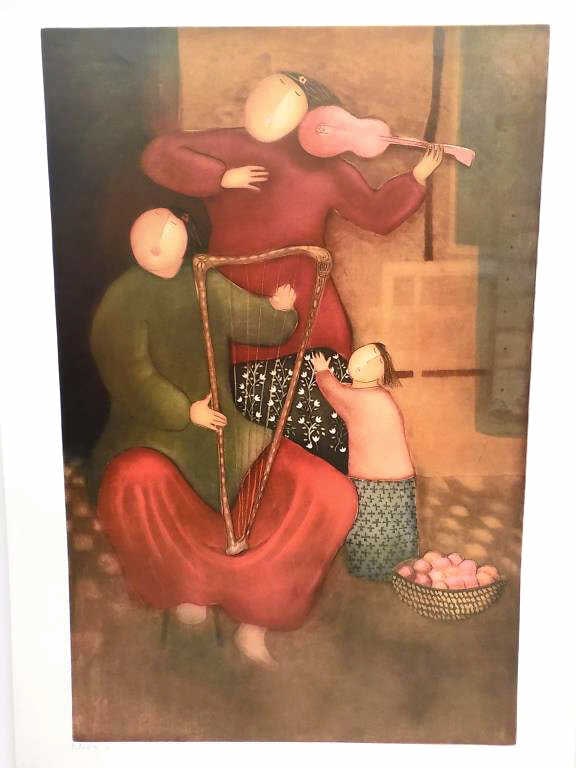 ENG TAY - BLISS MUSICAL SCENE SIGNED POSTER PRINT (1 of 4)
