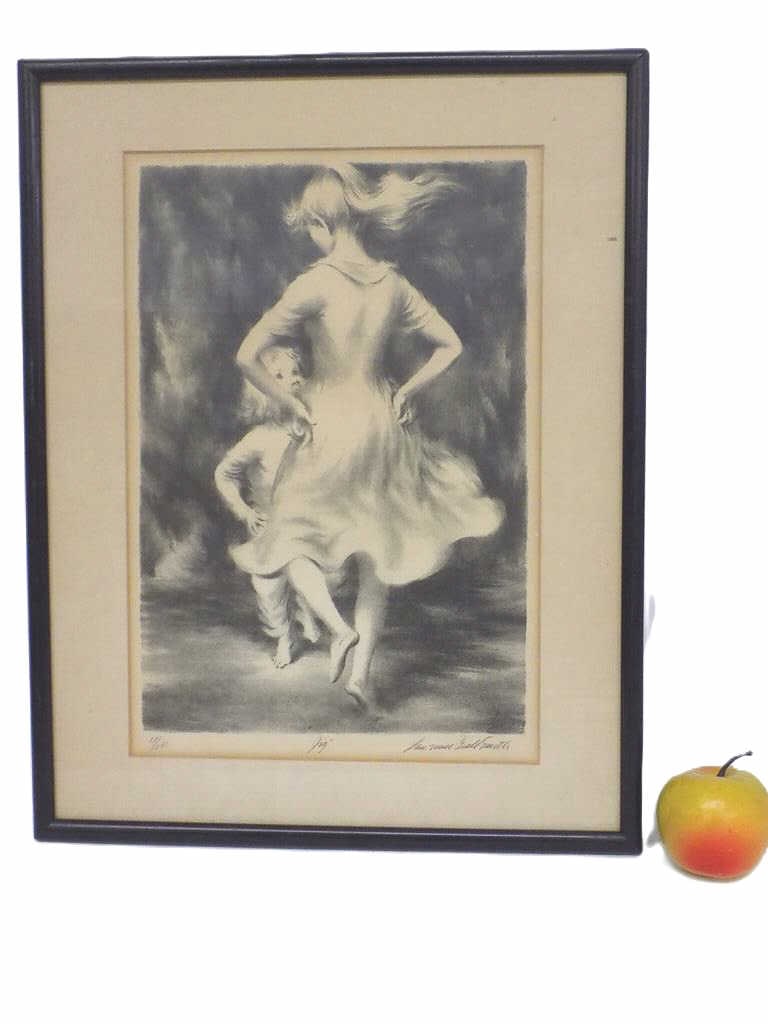 LAWRENCE BEALL SMITH - JIG SIGNED AAA LITHOGRAPH (1 of 5)