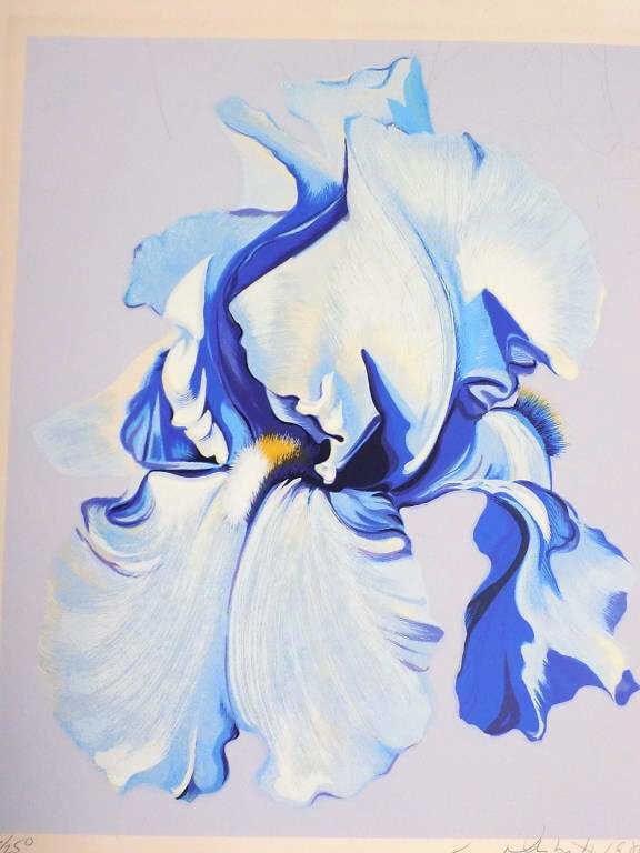 LOWELL BLAIR NESBITT - IRIS SERIGRAPH SILKSCREEN (1 of 4)