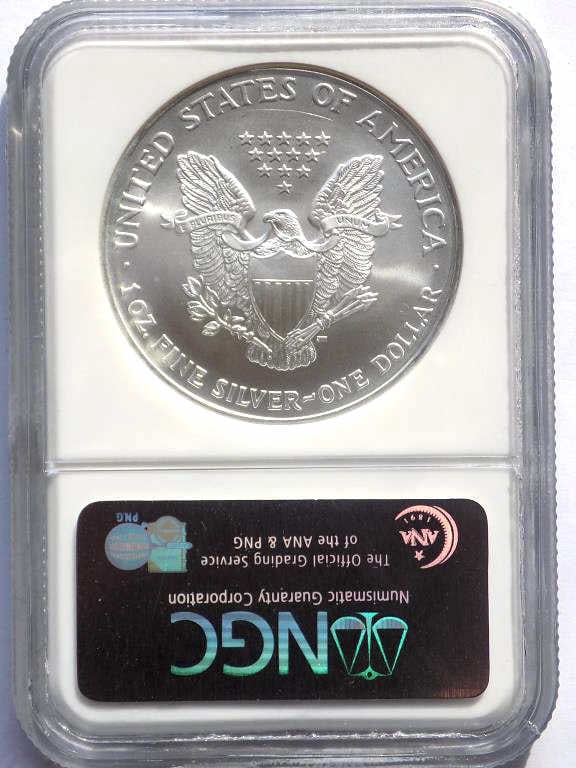 US MINT 2006 FIRST STRIKE SILVER EAGLE NGC MS 69 - 3
