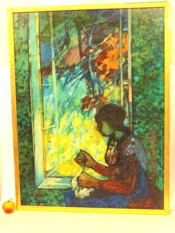 DONALD PURDY - AUTUMN AFTERNOON PAINTING 32" x 42" (1 of 4)