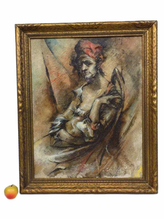 EXPRESSIONIST GYPSY PORTRAIT PAINTING (1 of 4)