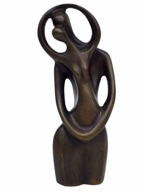 RUTH BLOCH - MODERNIST ENTANGLED COUPLE BRONZE (1 of 6)