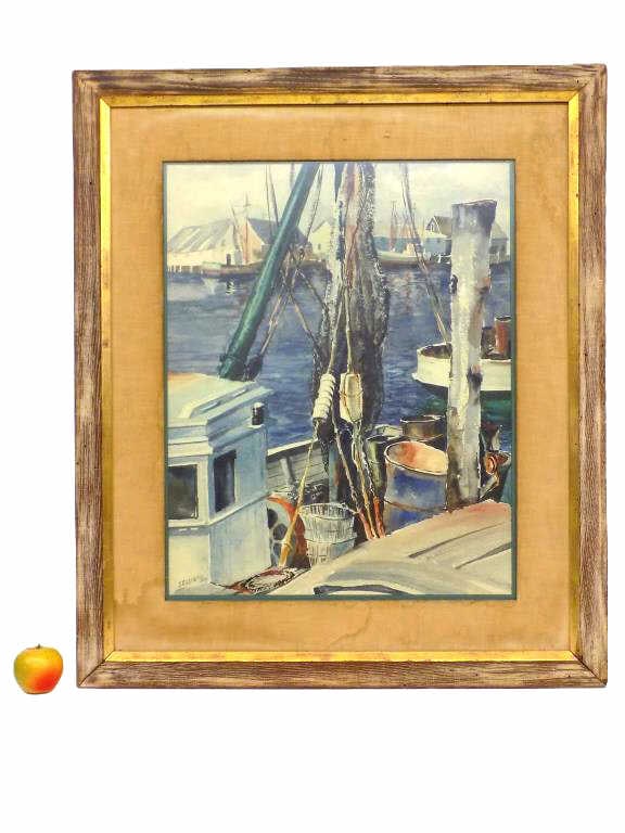 JAMES M. SESSIONS GLOUCESTER HARBOR PRINT (1 of 5)
