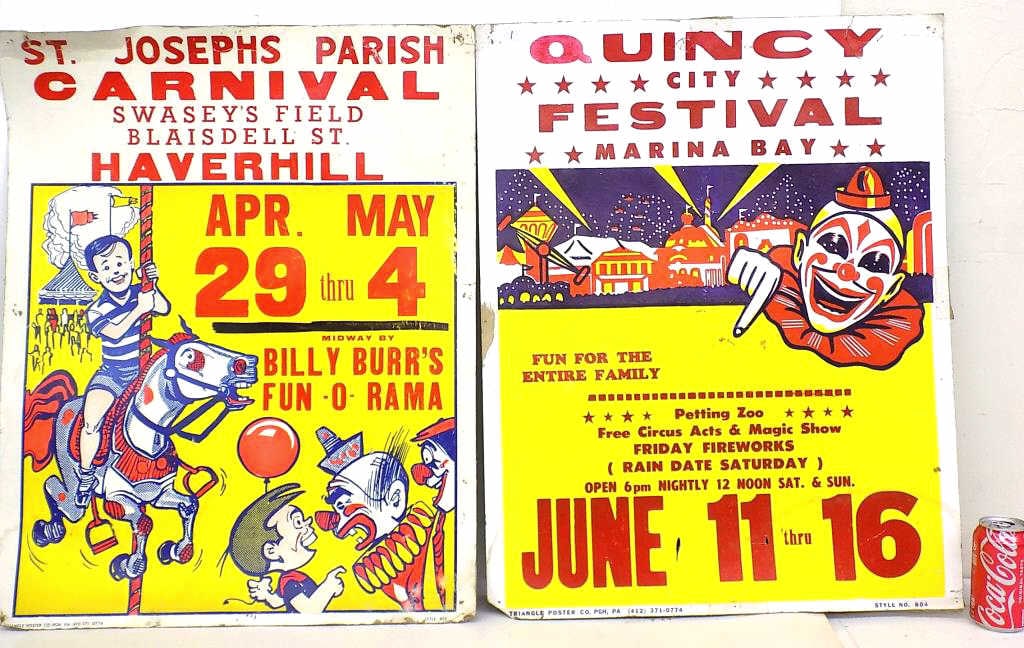 VINTAGE CARNIVAL AND CIRCUS POSTERS (1 of 3)