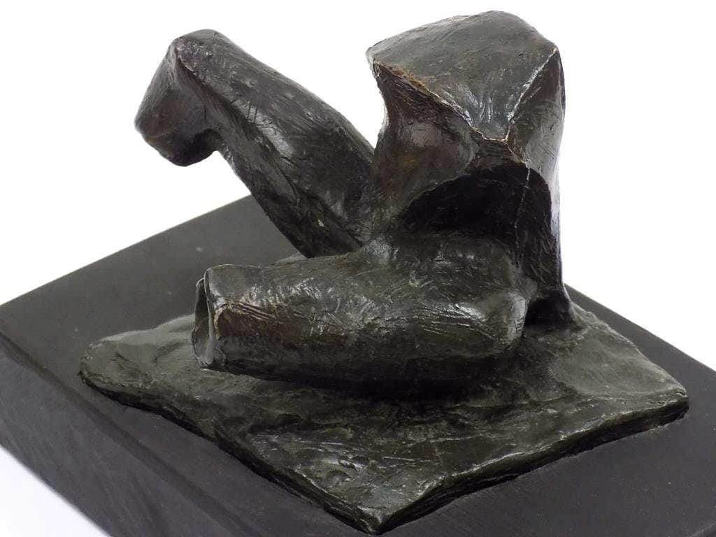 ELI ILAN MODERNIST ABSTRACT BRONZE SCULPTURE (1 of 4)