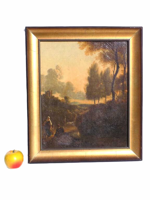EUROPEAN OLD MASTER CASTLE PAINTING (1 of 9)