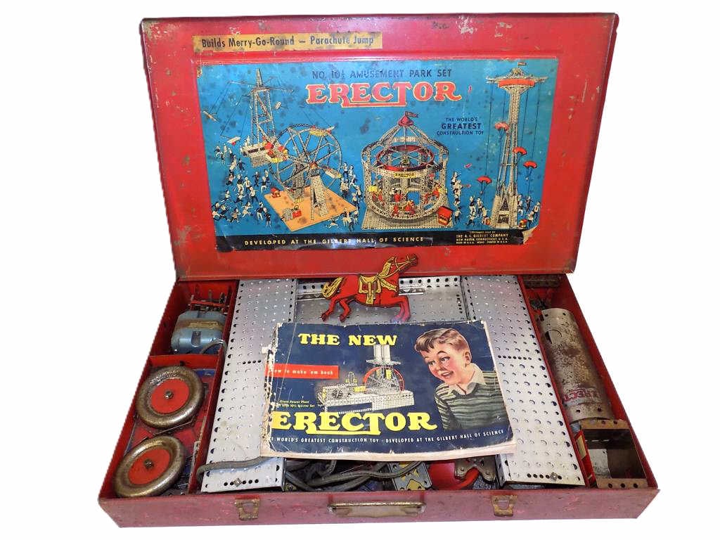 1949 GILBERT AMUSEMENT PARK BOXED ERECTOR SET (1 of 7)