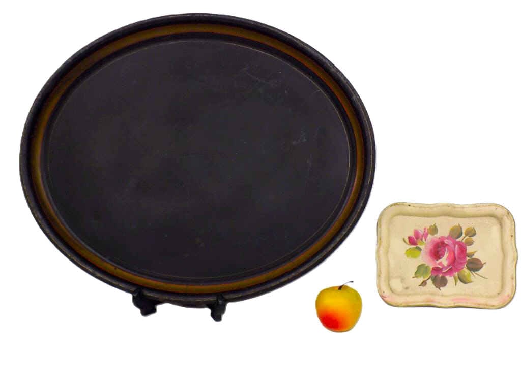 19TH CENTURY PAINTED TOLEWARE TRAYS (1 of 3)