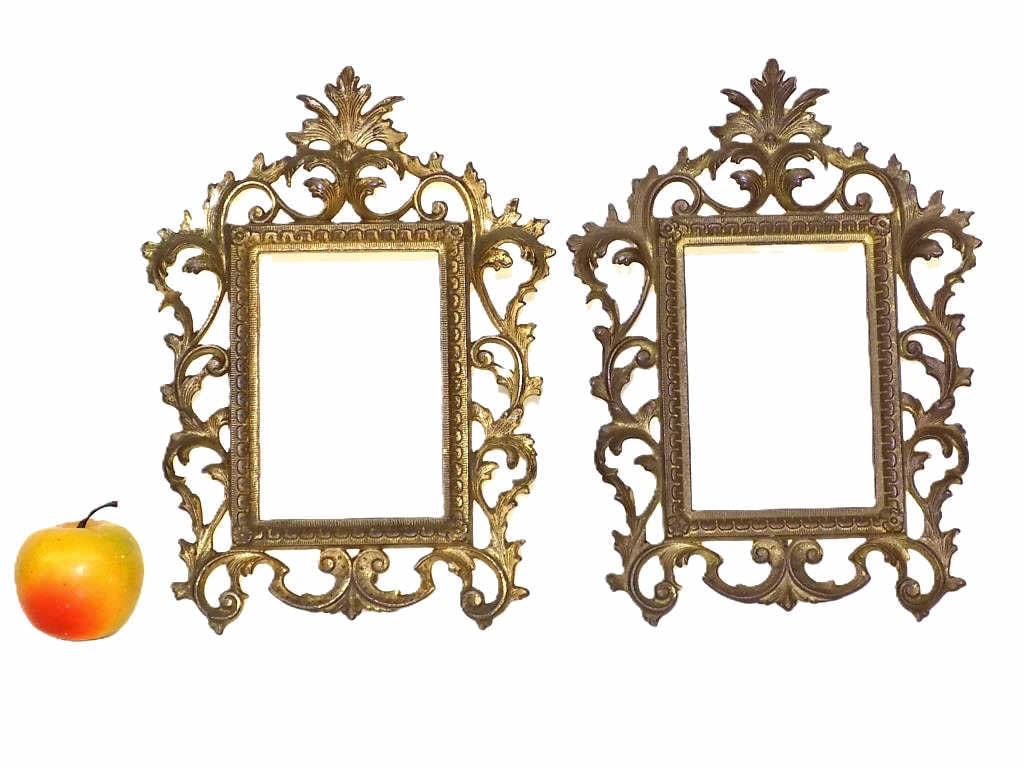 FANCY VICTORIAN BRONZED ACANTHUS PICTURE FRAMES (1 of 3)