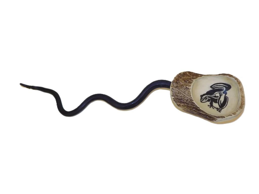 MESSIER - FROG EVOLUTION BONE & IRON SCULPTURE (1 of 3)