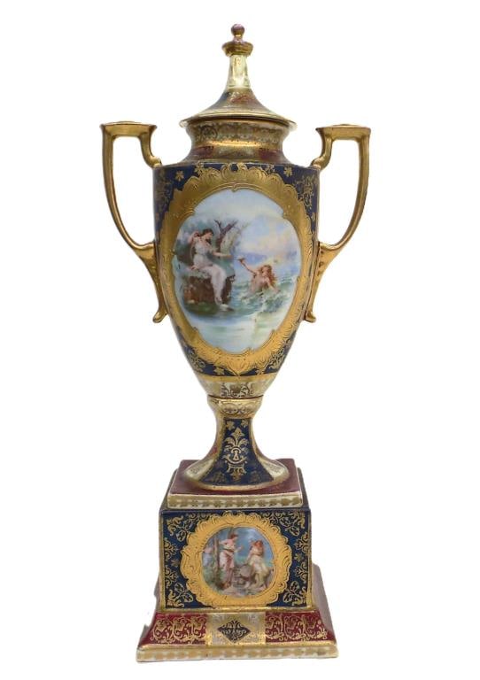 NEOCLASSICAL AUSTRIAN ROYAL VIENNA URN (1 of 8)