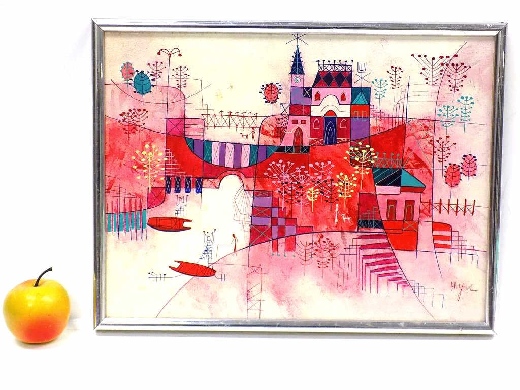 HESHI YU - MODERNIST CITY SCAPE PAINTING (1 of 4)