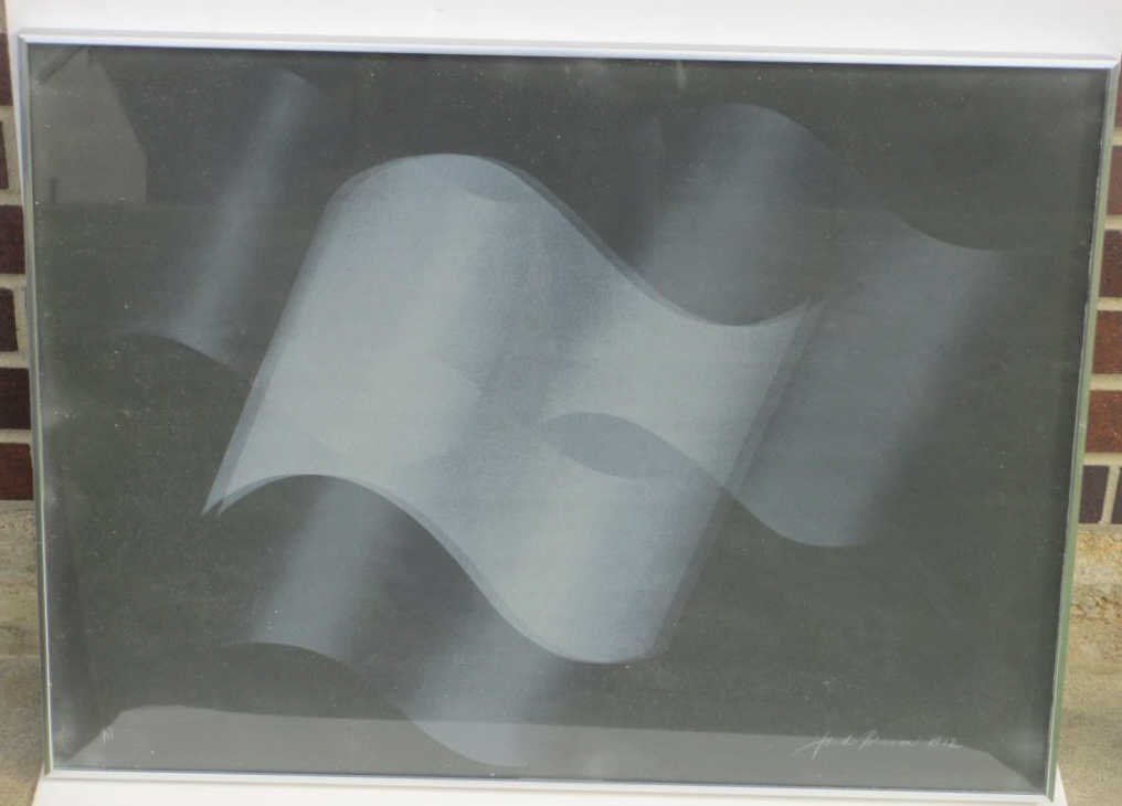 JACK BRUSCA - ARTIST PROOF MODERN SERIGRAPH: Jack Brusca - American 1939-1993 - Modern form Limited Edition Artist proof serigraph . AP signature & date 1972 lower margins. 22" x 30"