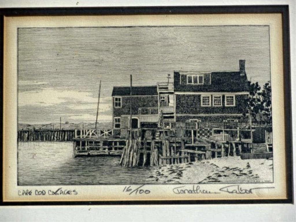 JONATHAN TALBOT - CAPE COD SIGNED LITHOGRAPH (1 of 2)