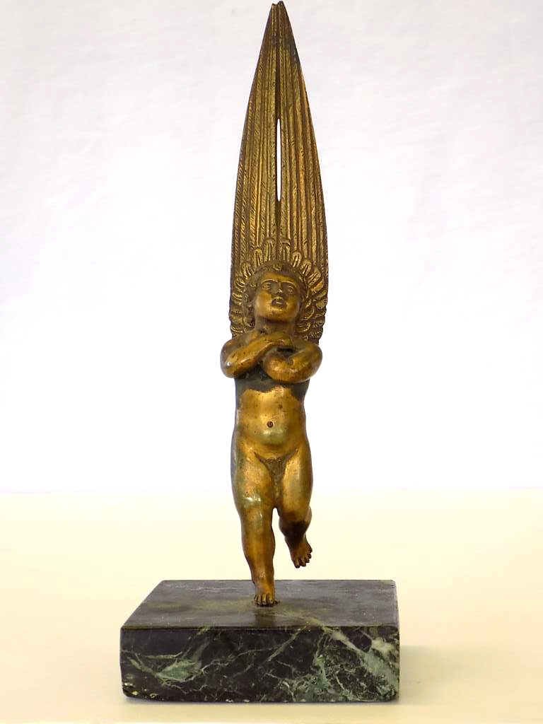 19TH CENTURY MYTHOLOGICAL BRONZE ANGEL (1 of 5)