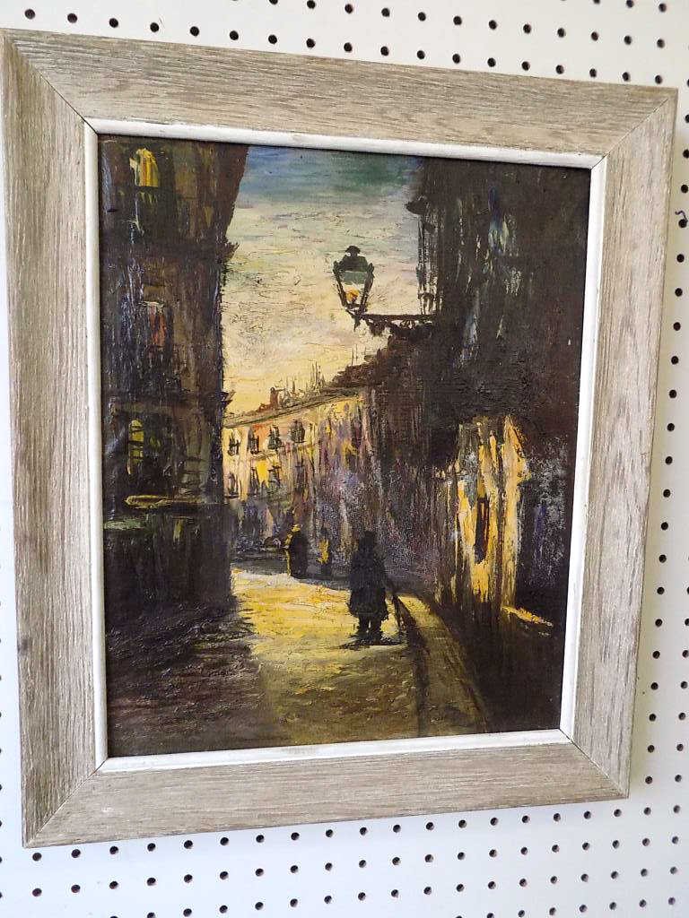 SPANISH VILLAGE  IMPRESSIONIST PAINTING (1 of 2)