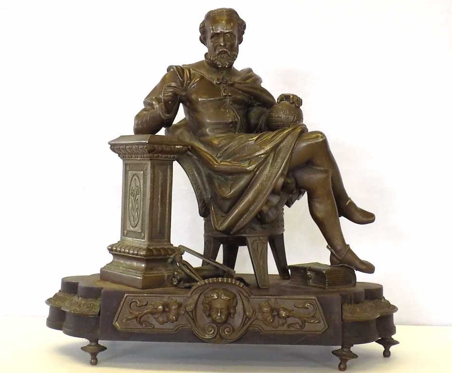 19TH CENTURY MAGELLAN BRONZED STATUE (1 of 8)
