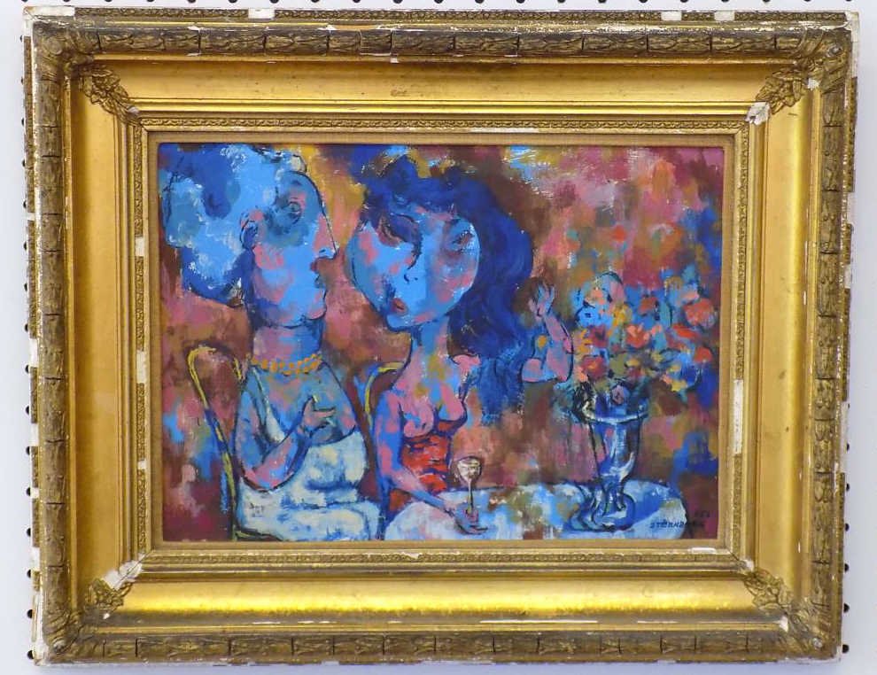 HARRY STERNBERG - DEBUTANTE & MOTHER PAINTING (1 of 5)