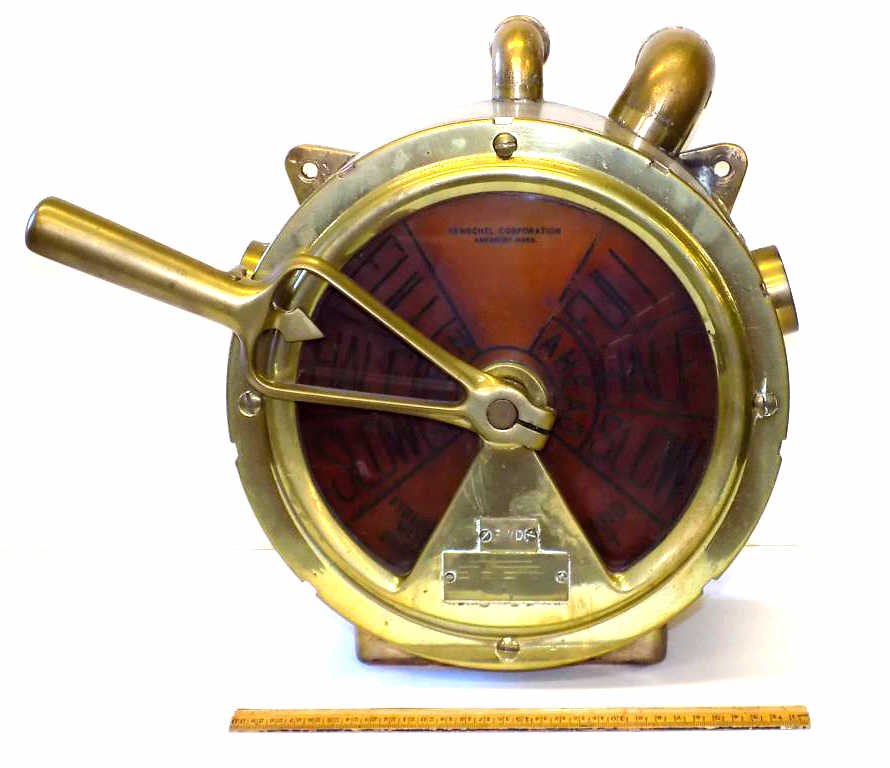 ANTIQUE BRONZE NAUTICAL SHIPS TELEGRAPH Rare Henschel (1 of 7)