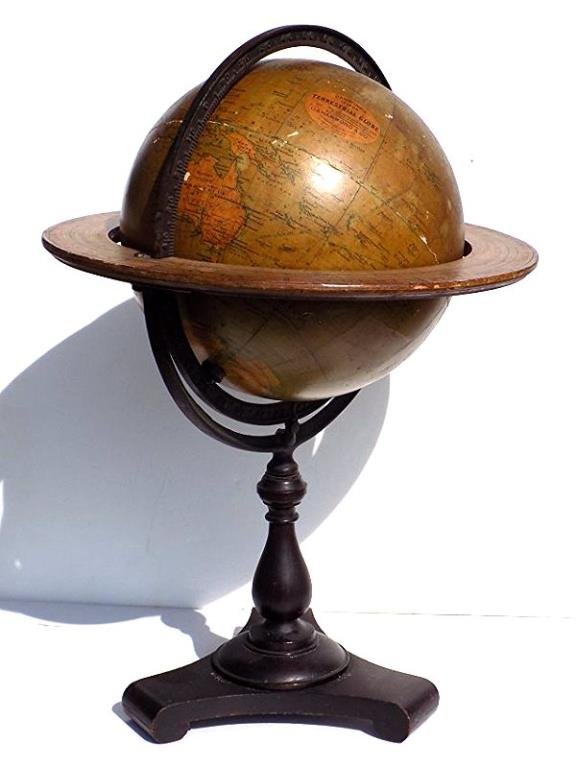 C.S. HAMMOND'S 1898 TERRESTRIAL GLOBE C.S. Hammond & (1 of 6)
