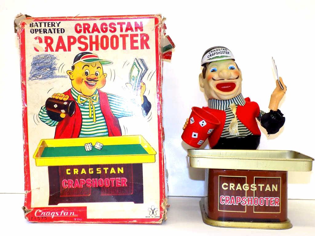 CRAGSTON CRAPSHOOTER MECHANICAL TOY Cragston Toy Co. (1 of 2)